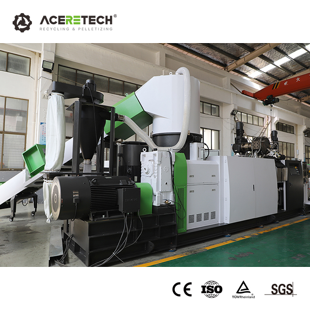 ACS-Pro Professional Team Service Kunststoff-Recycling-Compoundiermaschine mit Entstaubungsgerät
